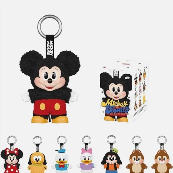 Disney Mickey Mouse Family Cute Together Keychain - Confirmed Dale - Picture 3 of 3